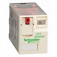 Реле 4 CO 24В переменного тока | код. RXM4AB1B7 | Schneider Electric